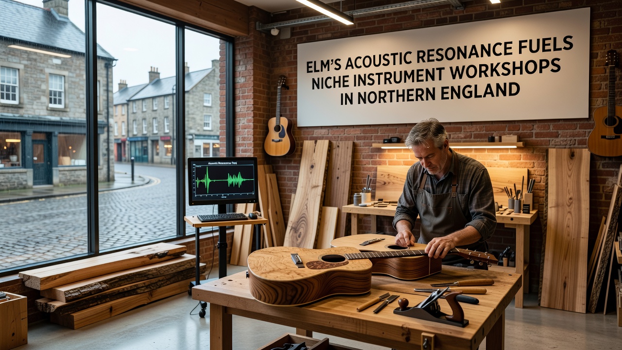 Elm Timber's Resonance Properties Inspire Instrument Craft Workshops Across Northern England